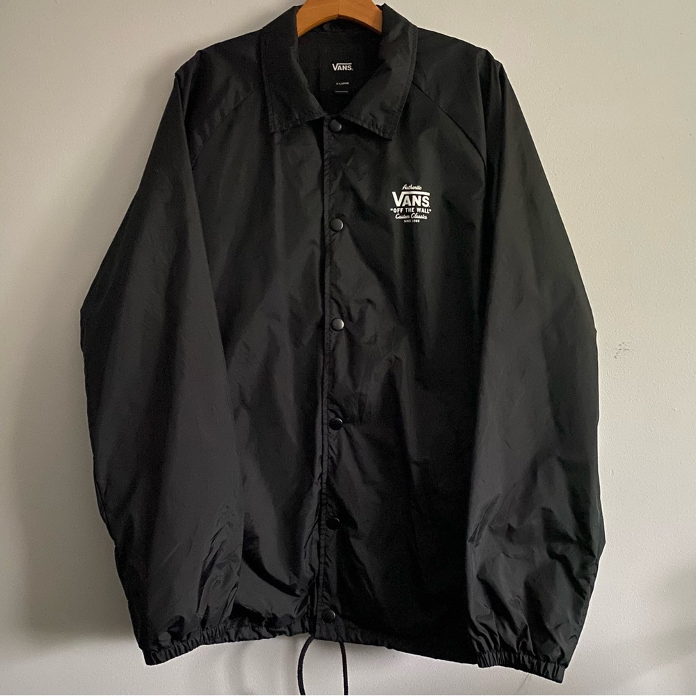 Vans Torrey Essential Coach Jacket Black Windbreaker